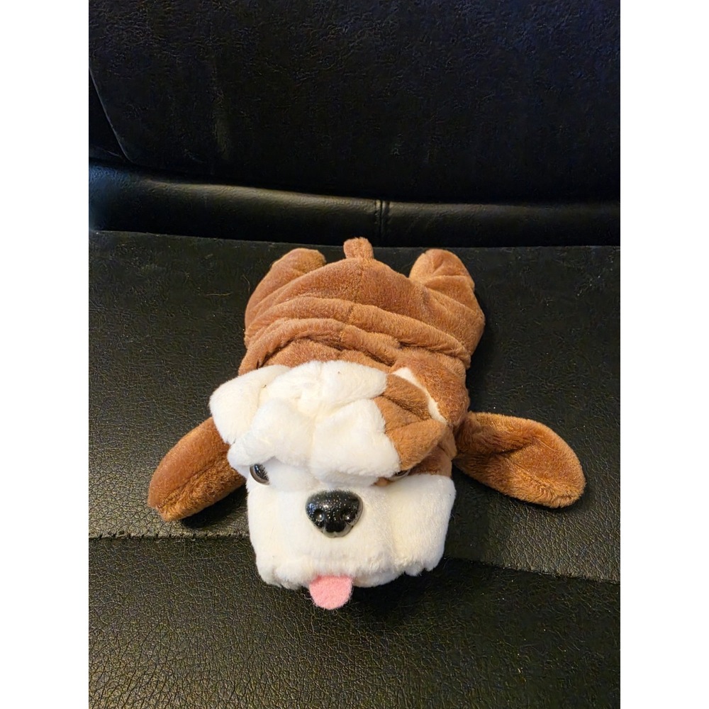 Vtg BIAXIN "BIX" English Bulldog Beanie Toy Drug Rep Promotional Clarithromycin